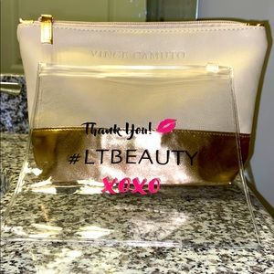 Vince Camuto makeup and travel bag